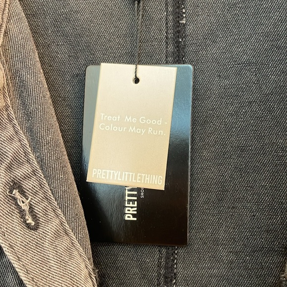 Pretty little thing long denim jacket size 18 - Picture 2 of 6